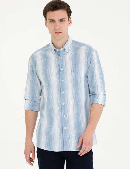 Mavi Regular Fit Uzun Kollu Gömlek - 50264945037