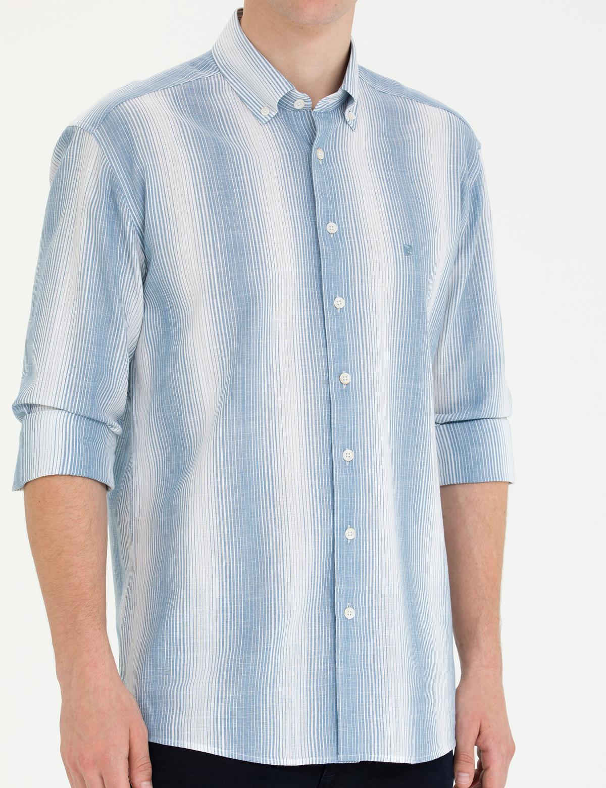 Mavi Regular Fit Uzun Kollu Gömlek - 50264945037