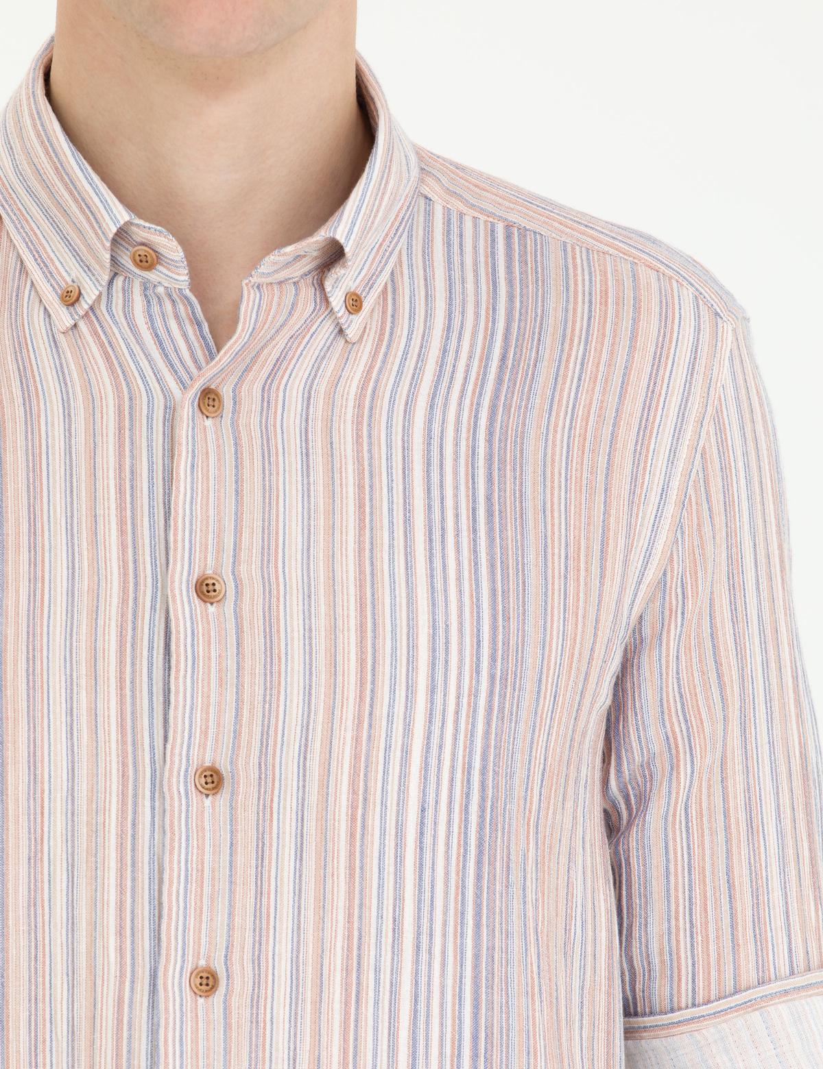 Lacivert Regular Fit Uzun Kollu Gömlek - 50264949034