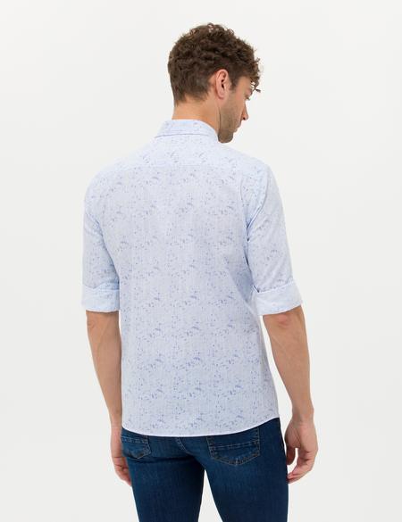 Açık Mavi Slim Fit Uzun Kollu Gömlek - 50272207001