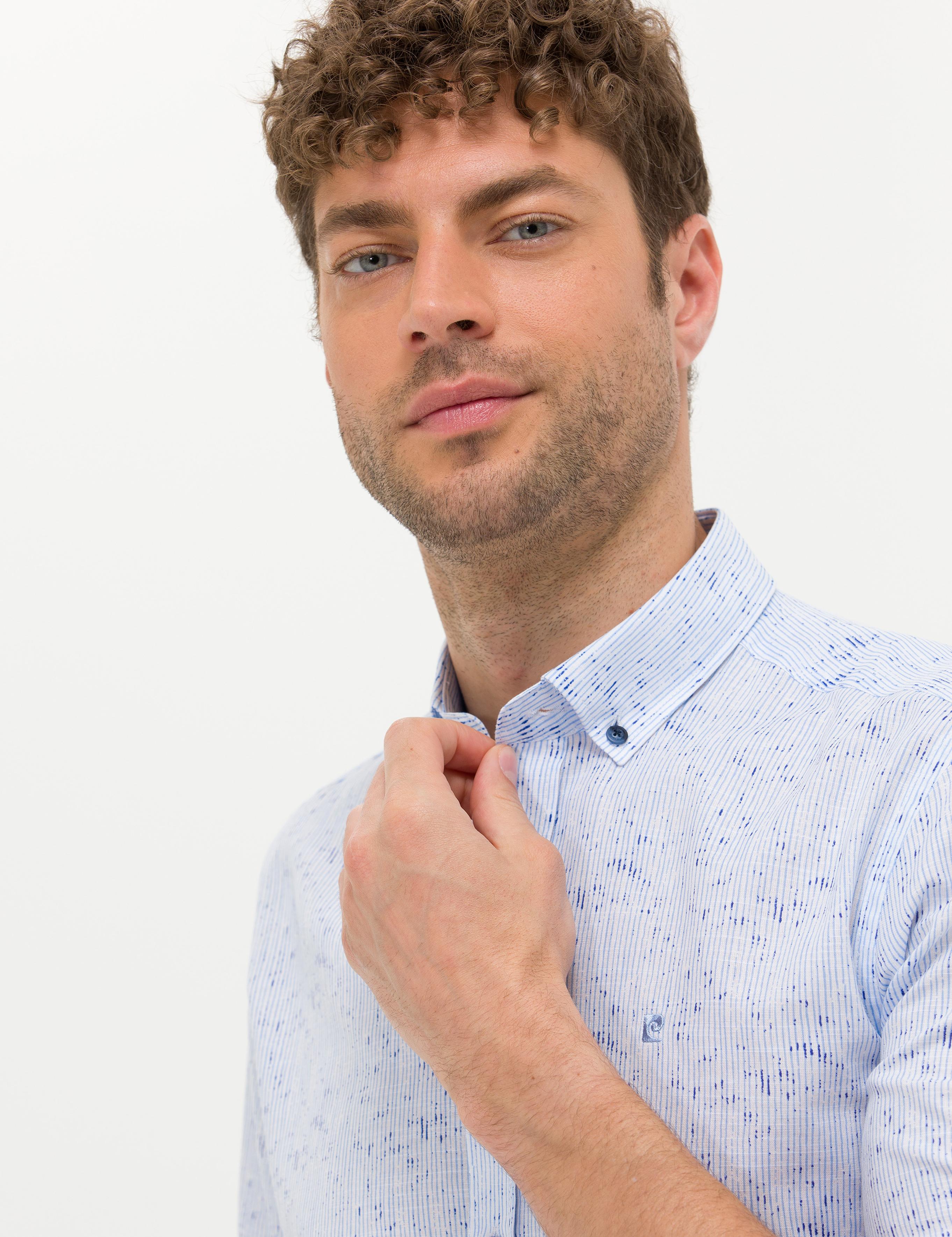 Açık Mavi Slim Fit Uzun Kollu Gömlek