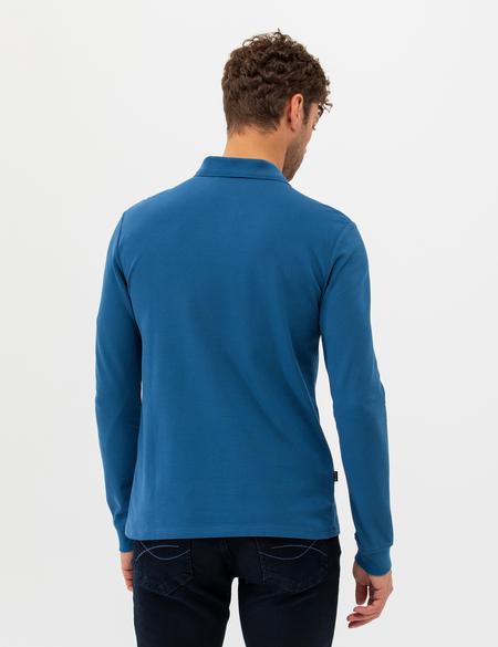 Açık Lacivert Slim Fit Basic Sweatshirt - 50276035053