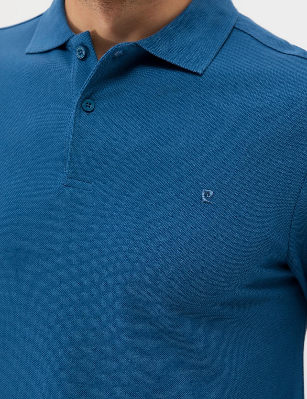 Açık Lacivert Slim Fit Basic Sweatshirt - 50276035053