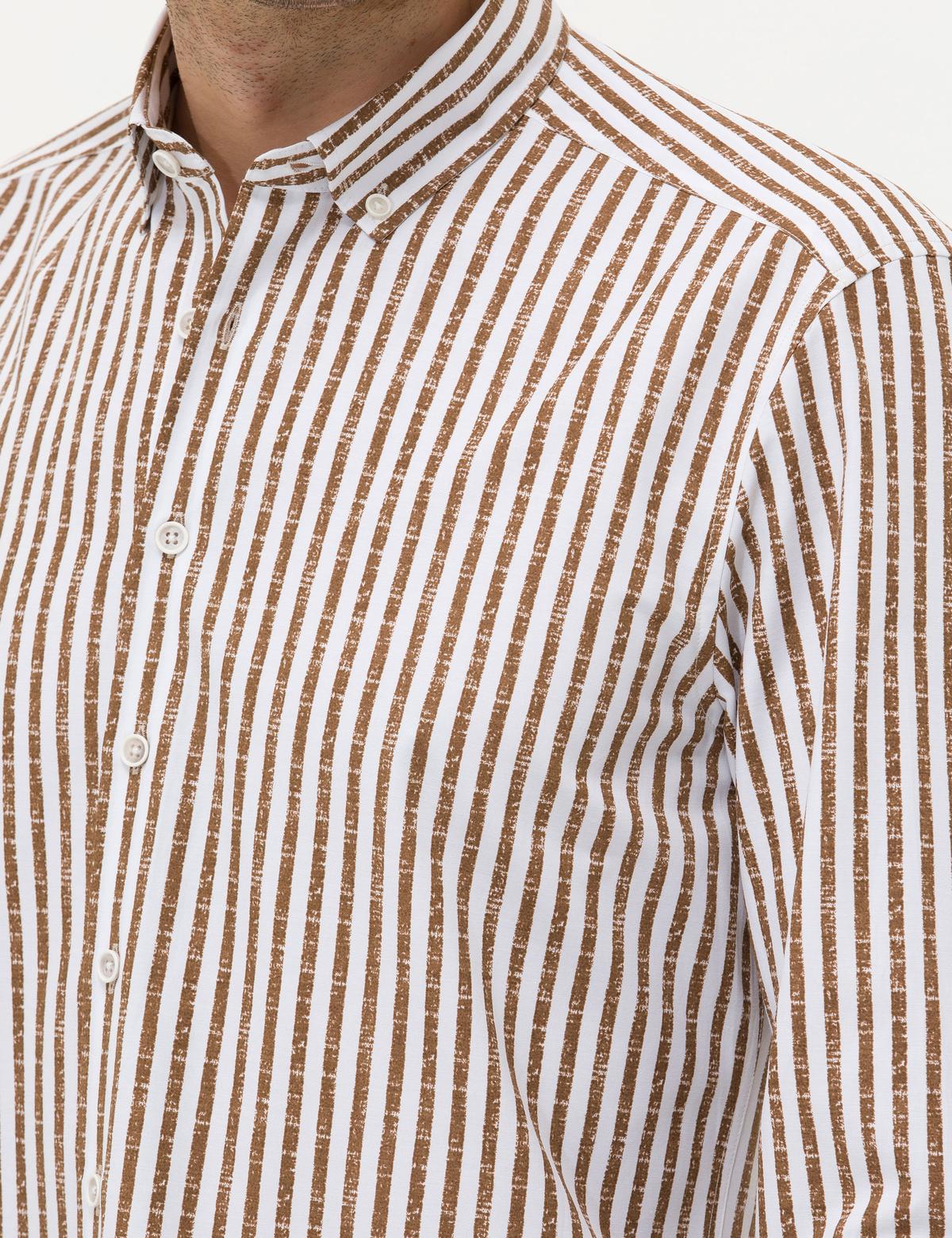 Vizon Regular Fit Uzun Kollu Gömlek - 50276696017