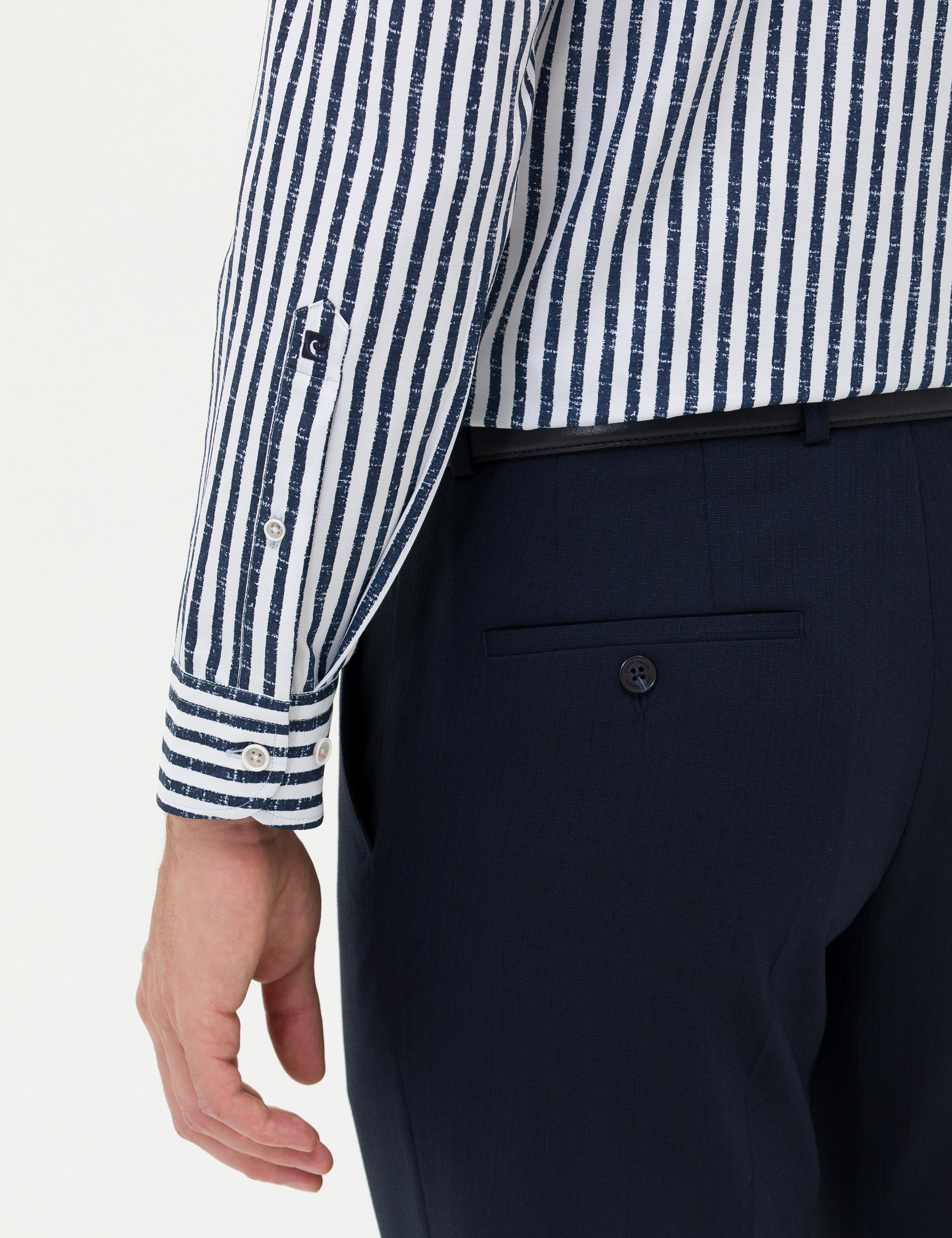 Lacivert Regular Fit Uzun Kollu Gömlek