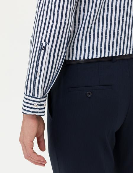 Lacivert Regular Fit Uzun Kollu Gömlek - 50276696020