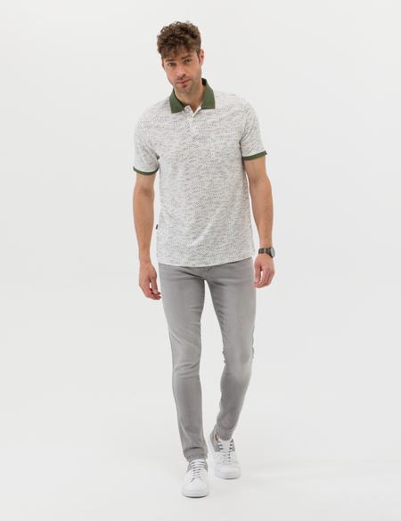 Beyaz Regular Fit Polo Yaka Tişört - 50273662011