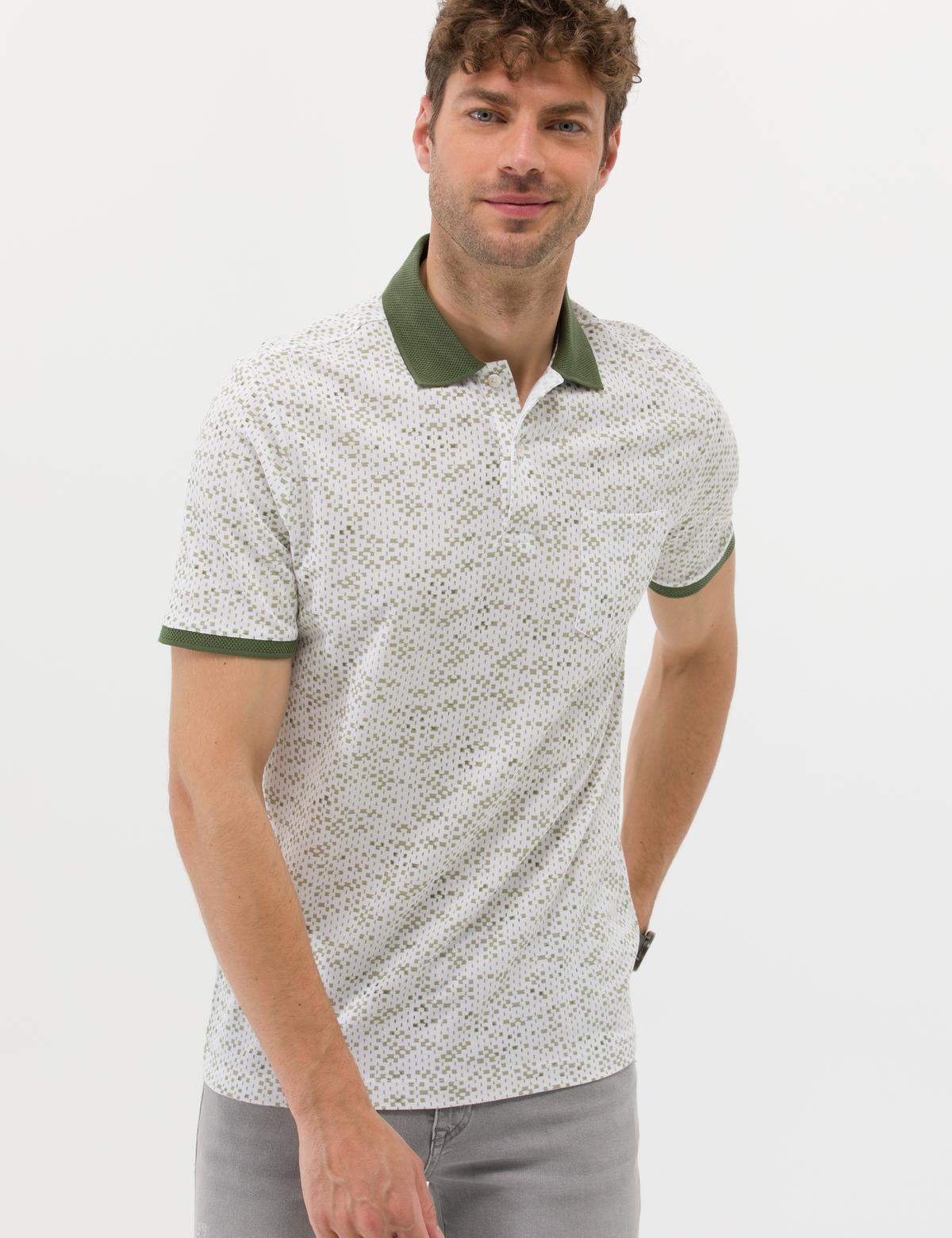 Beyaz Regular Fit Polo Yaka Tişört - 50273662011