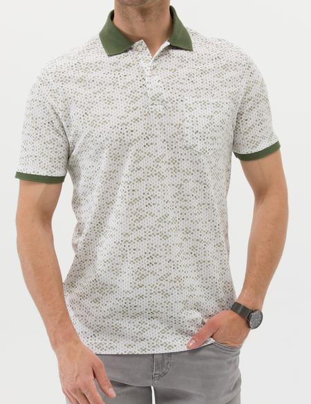 Beyaz Regular Fit Polo Yaka Tişört - 50273662011