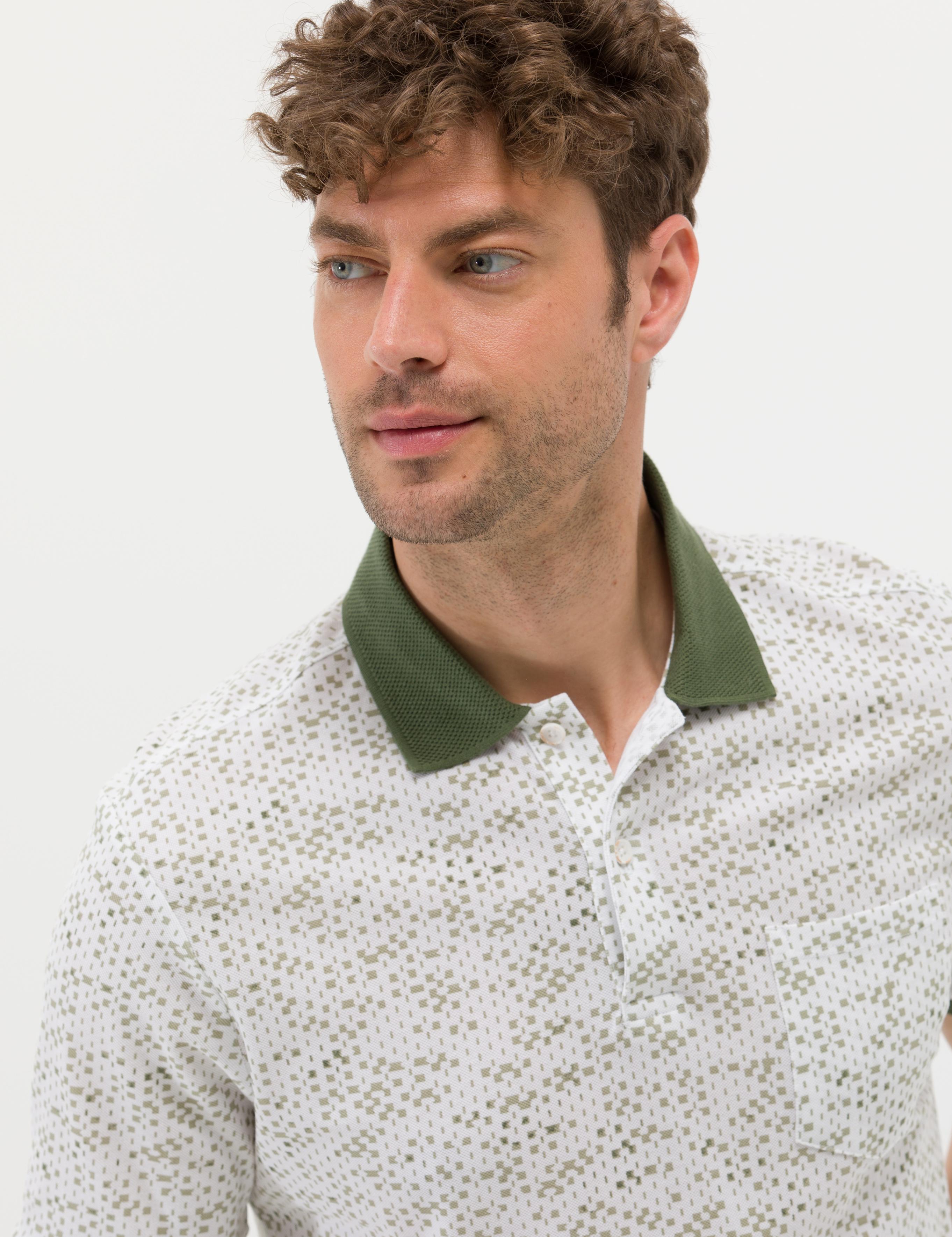 Beyaz Regular Fit Polo Yaka Tişört