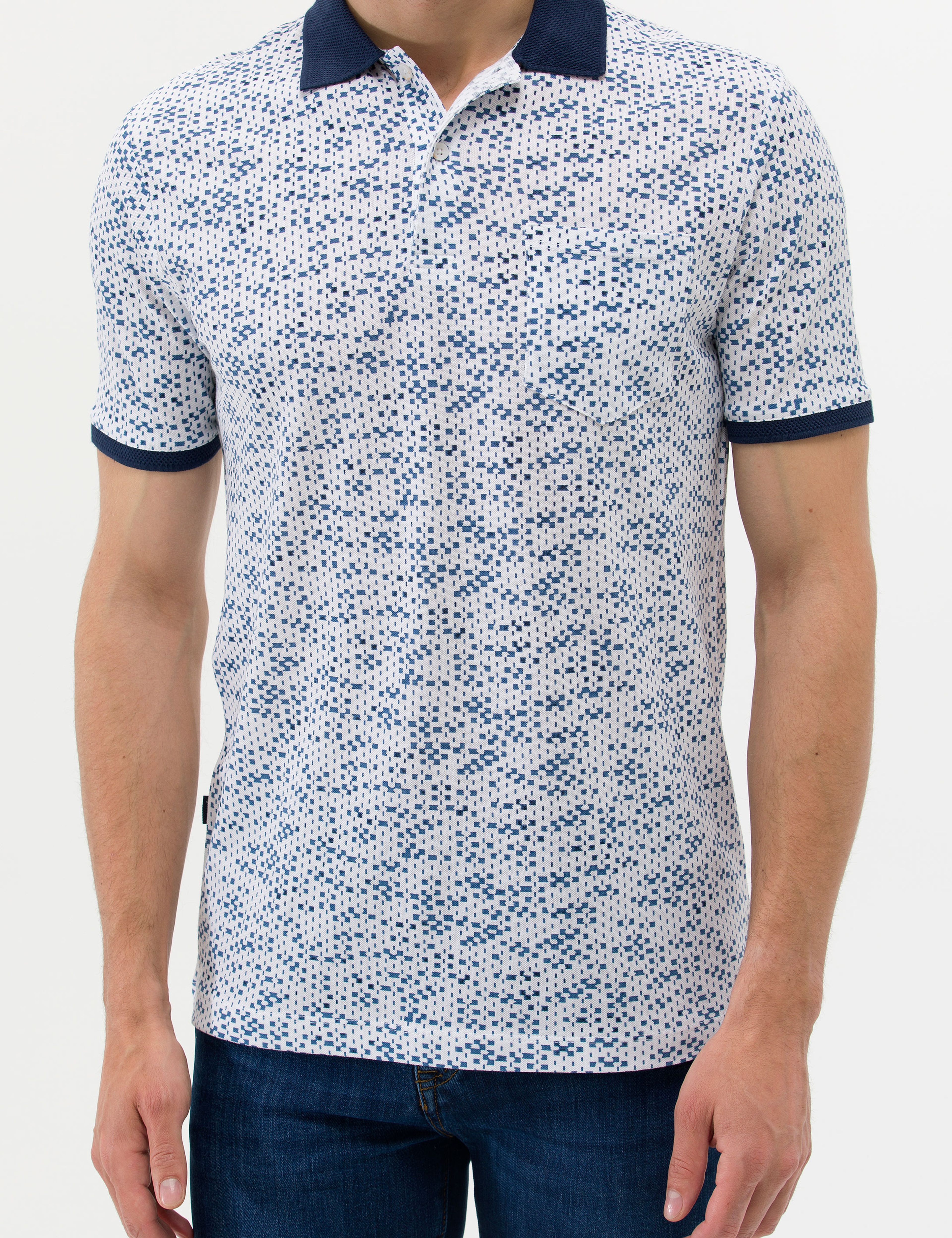 Ekru Regular Fit Polo Yaka Tişört - Image 5
