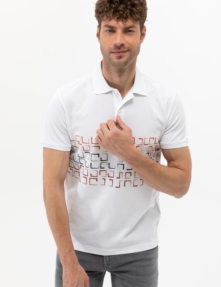 Beyaz Slim Fit Polo Yaka Tişört - 50275720001