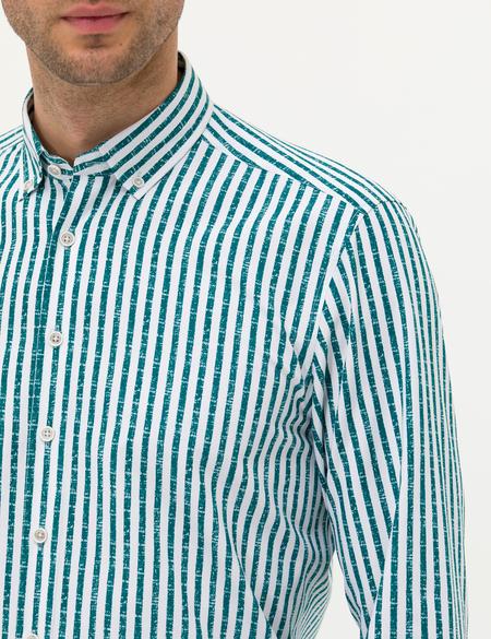 Zümrüt Regular Fit Uzun Kollu Gömlek - 50276696007