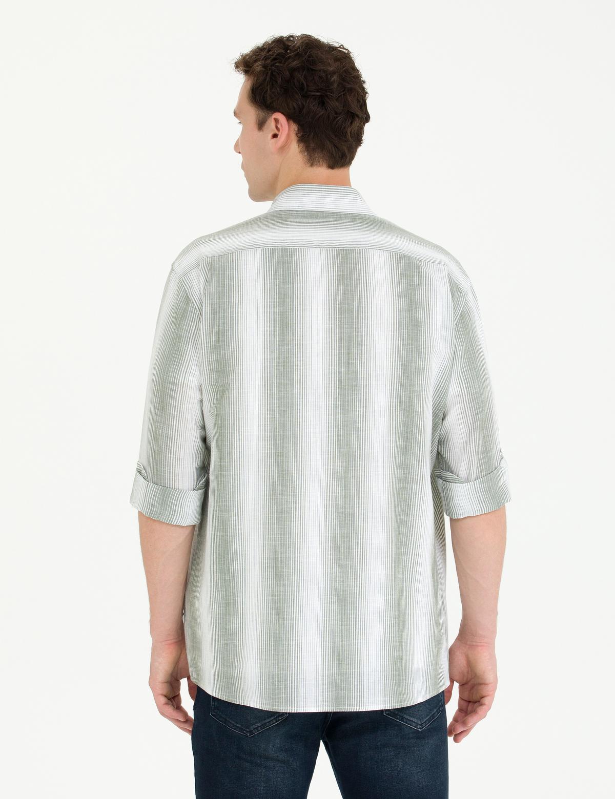 Haki Regular Fit Uzun Kollu Gömlek - 50264945026