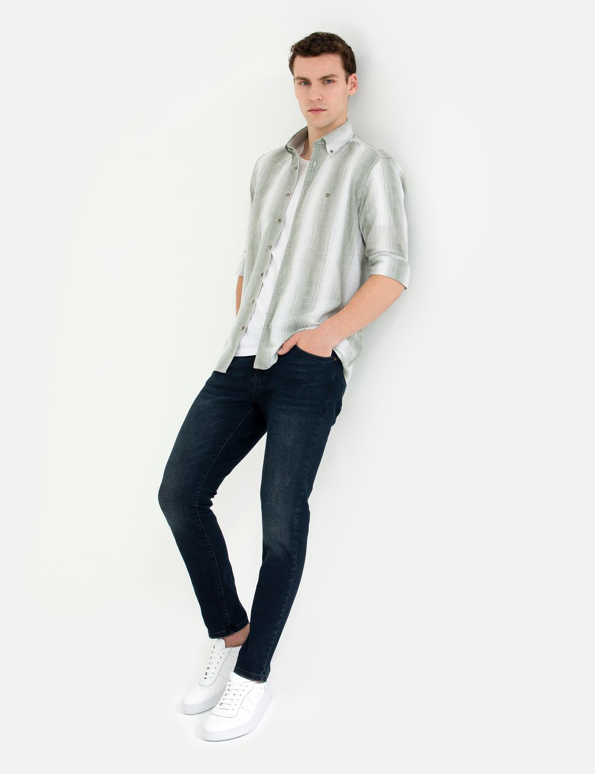 Haki Regular Fit Uzun Kollu Gömlek - 50264945026