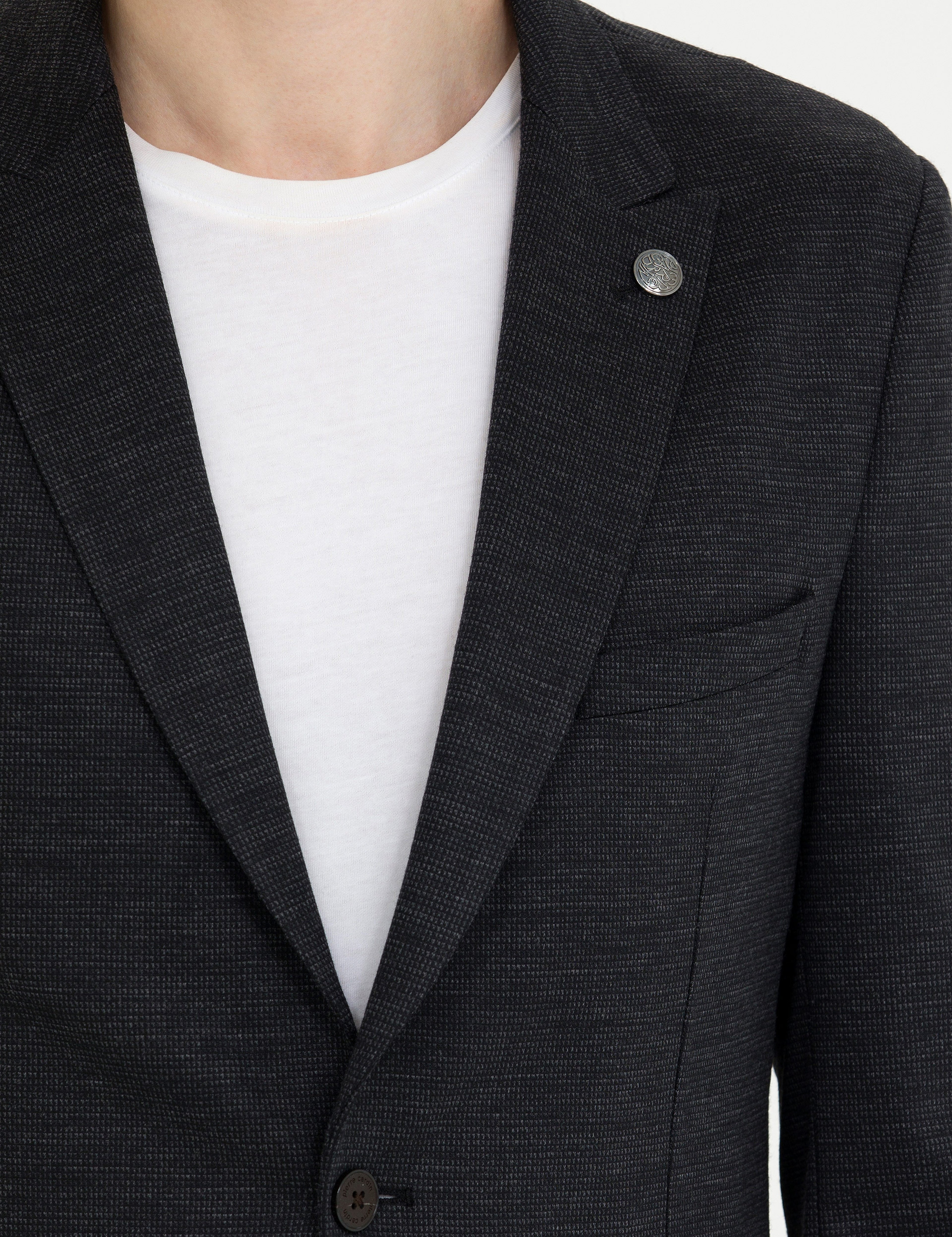 Antrasit Ex. Slim Fit Yün Karışımlı Takım Elbise - Image 7