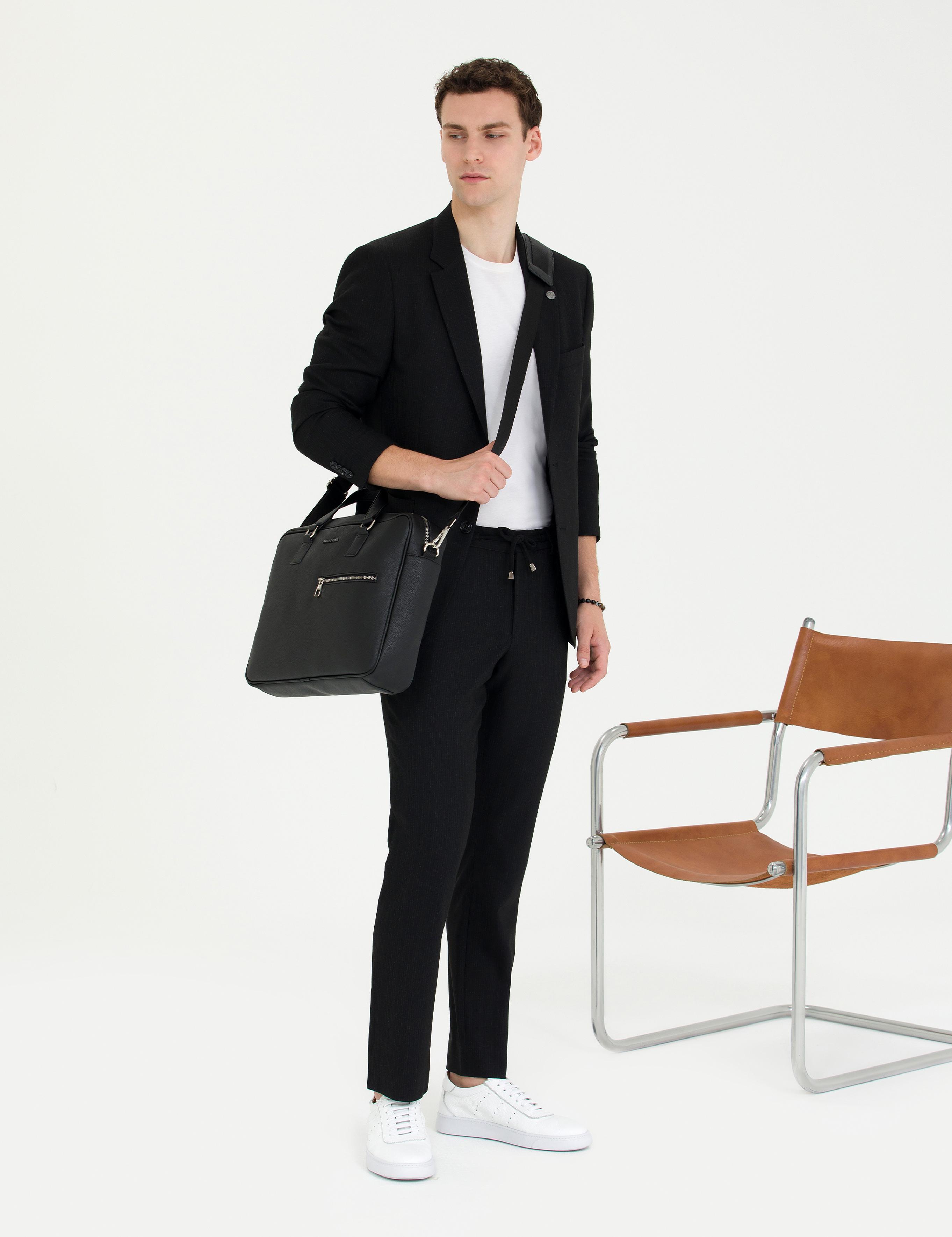 Siyah Slim Fit Takım Elbise