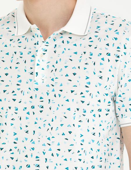 Ekru Slim Fit Polo Yaka Tişört - 50273581011