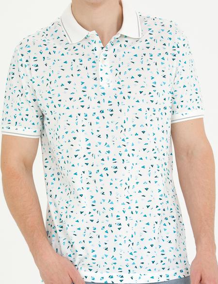 Ekru Slim Fit Polo Yaka Tişört - 50273581011