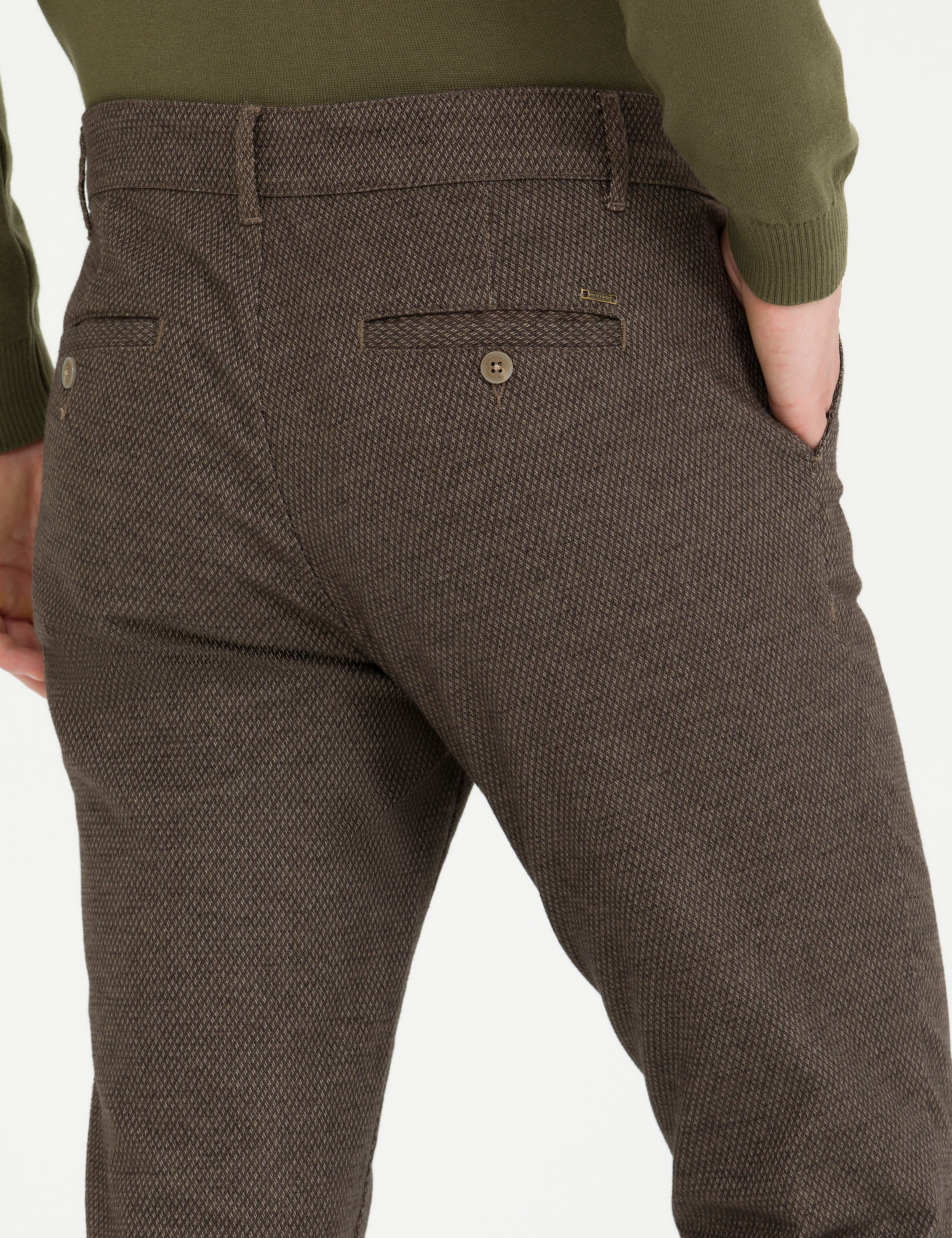 Vizon Slim Fit Kanvas Pantolon - Image 7