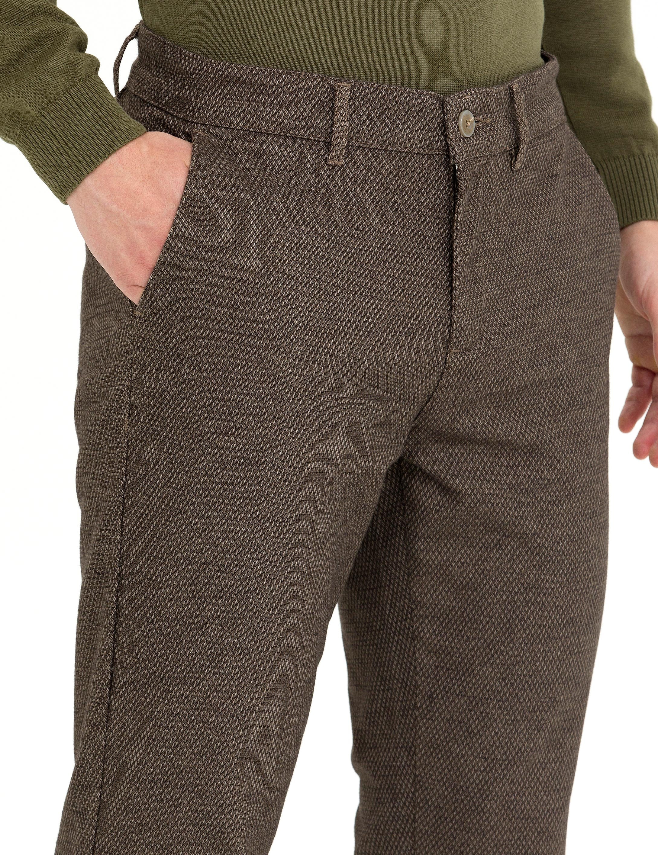 Vizon Slim Fit Kanvas Pantolon - Image 6
