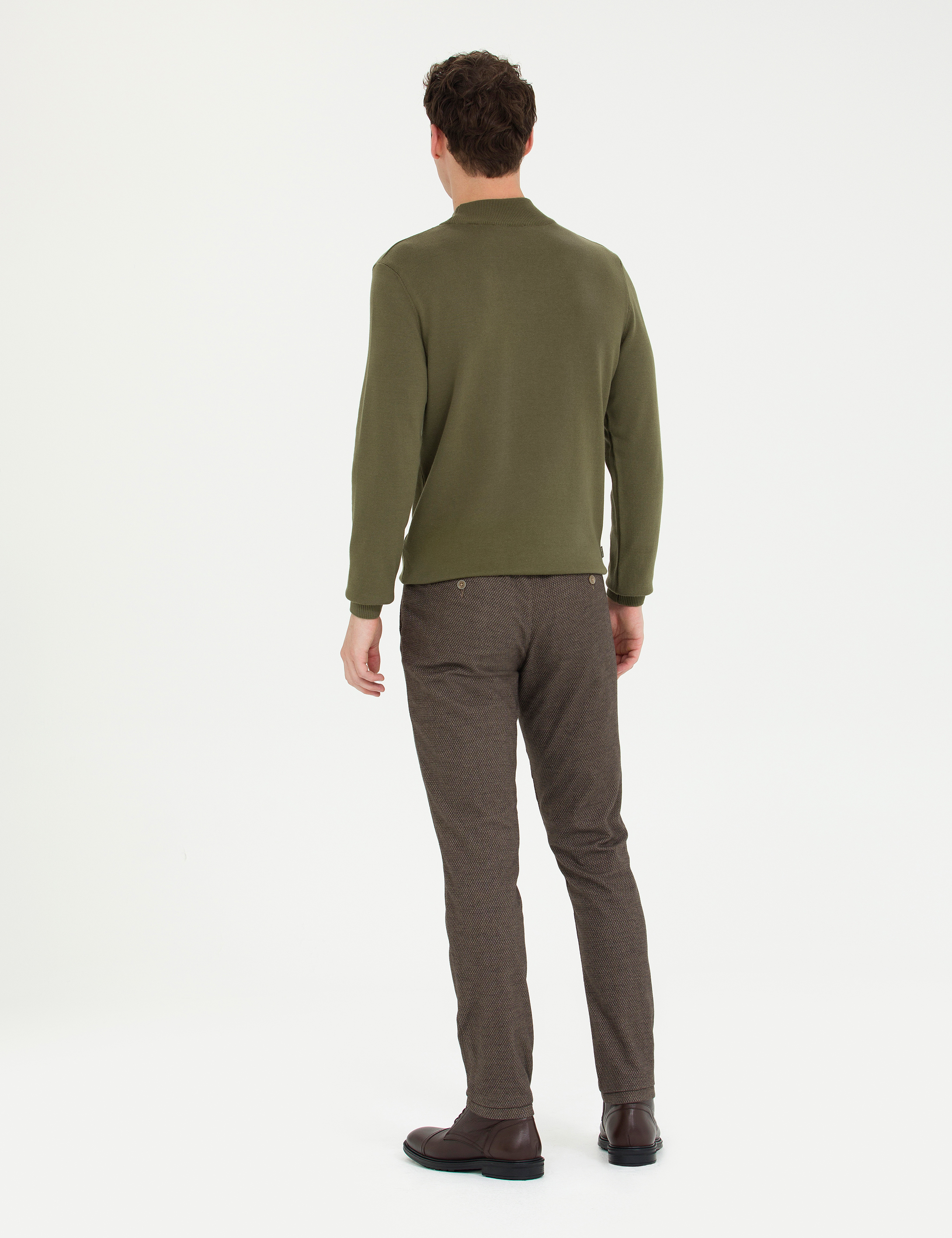 Vizon Slim Fit Kanvas Pantolon - Image 4