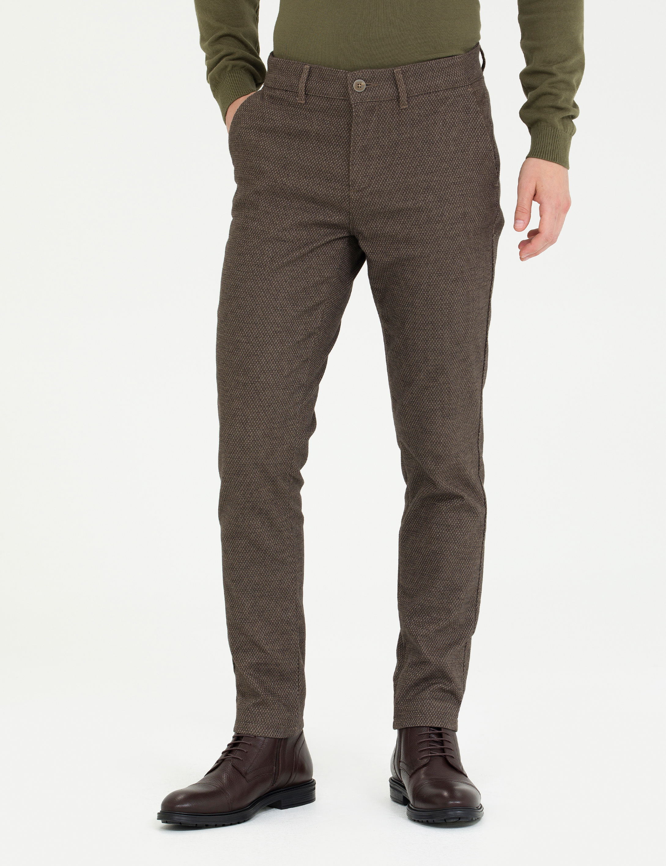 Vizon Slim Fit Kanvas Pantolon - Image 2