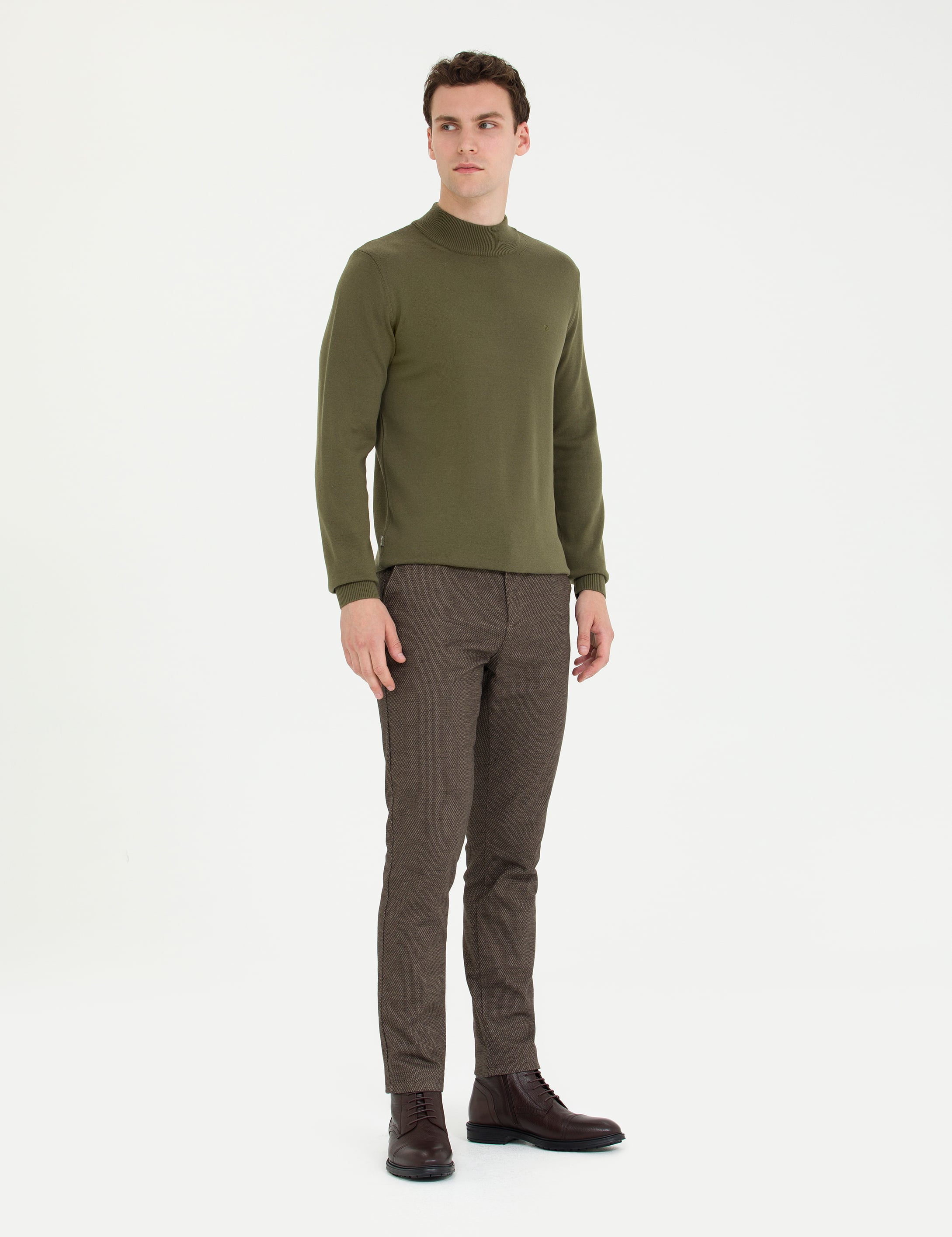 Vizon Slim Fit Kanvas Pantolon - Image 1