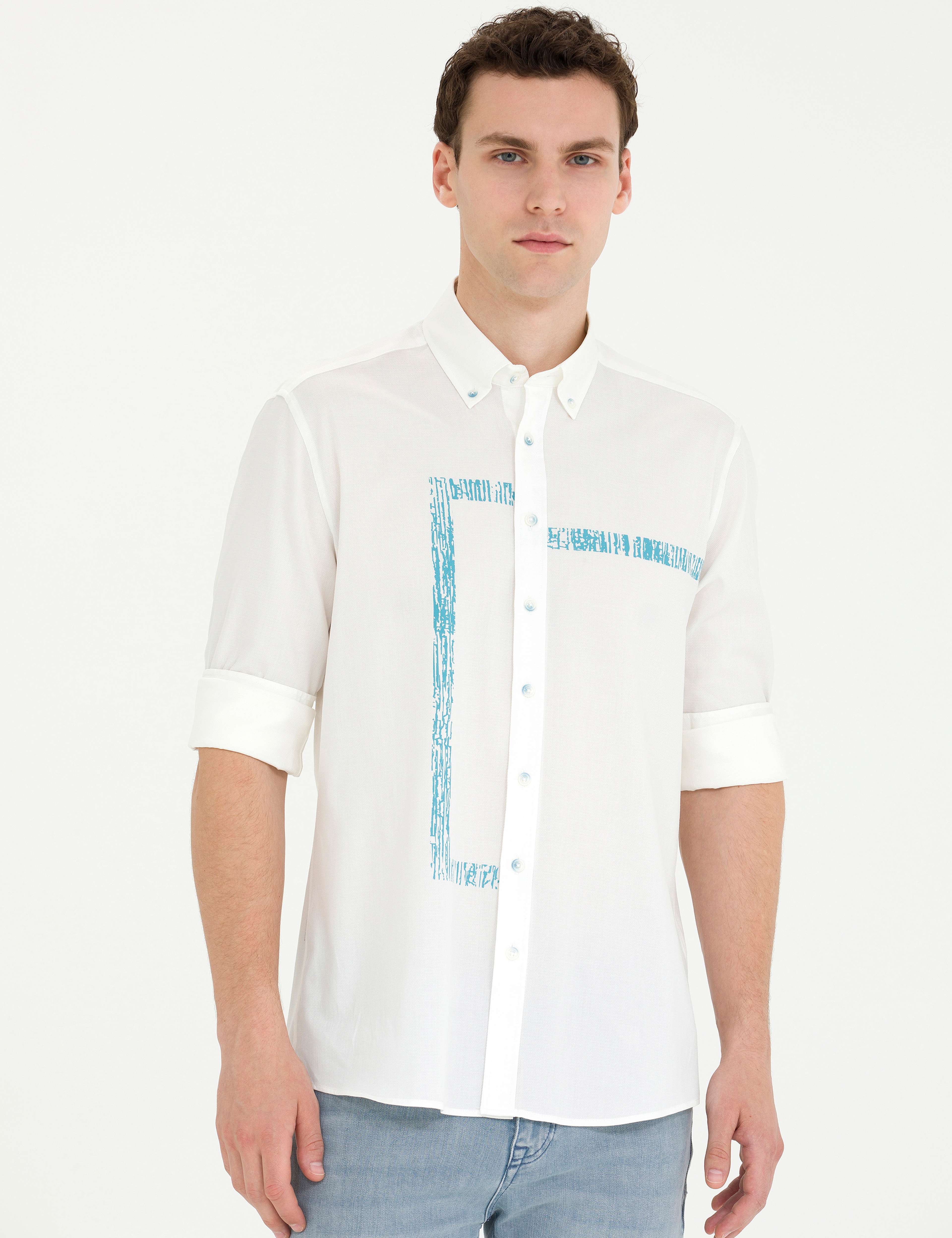 Aqua Regular Fit Uzun Kollu Gömlek - Image 1