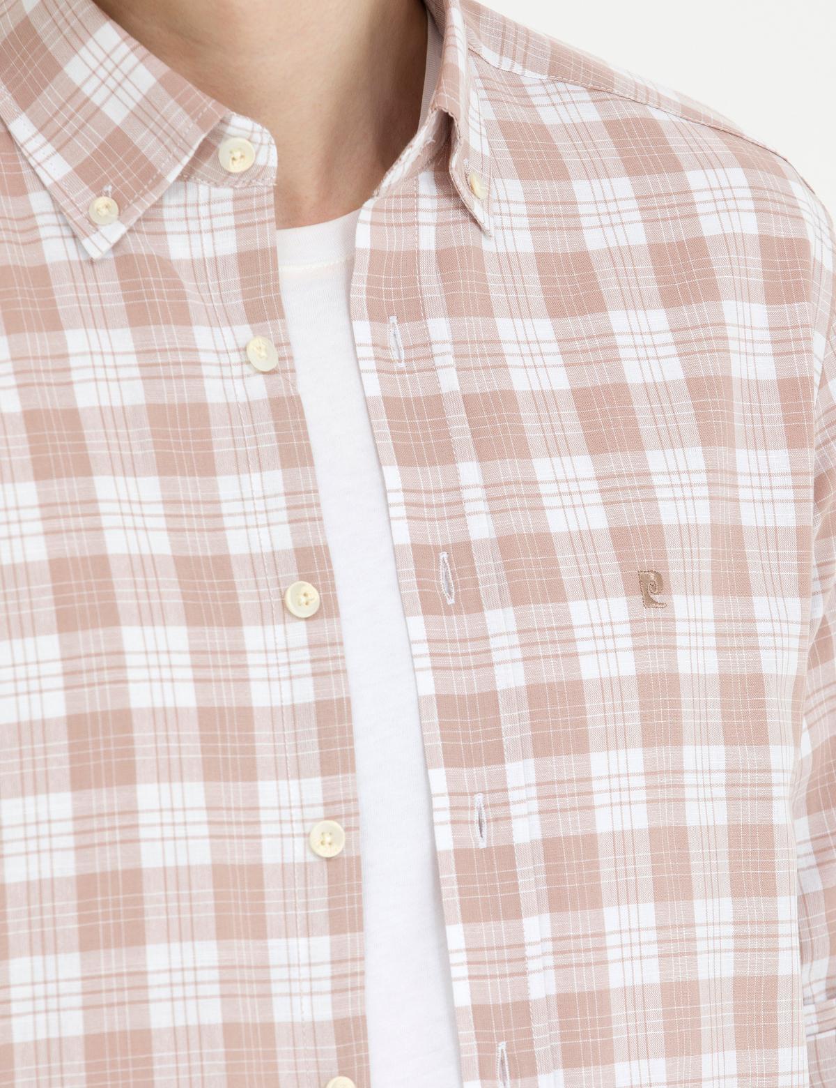 Vizon Regular Fit Ekose Desenli Gömlek - 50272274010