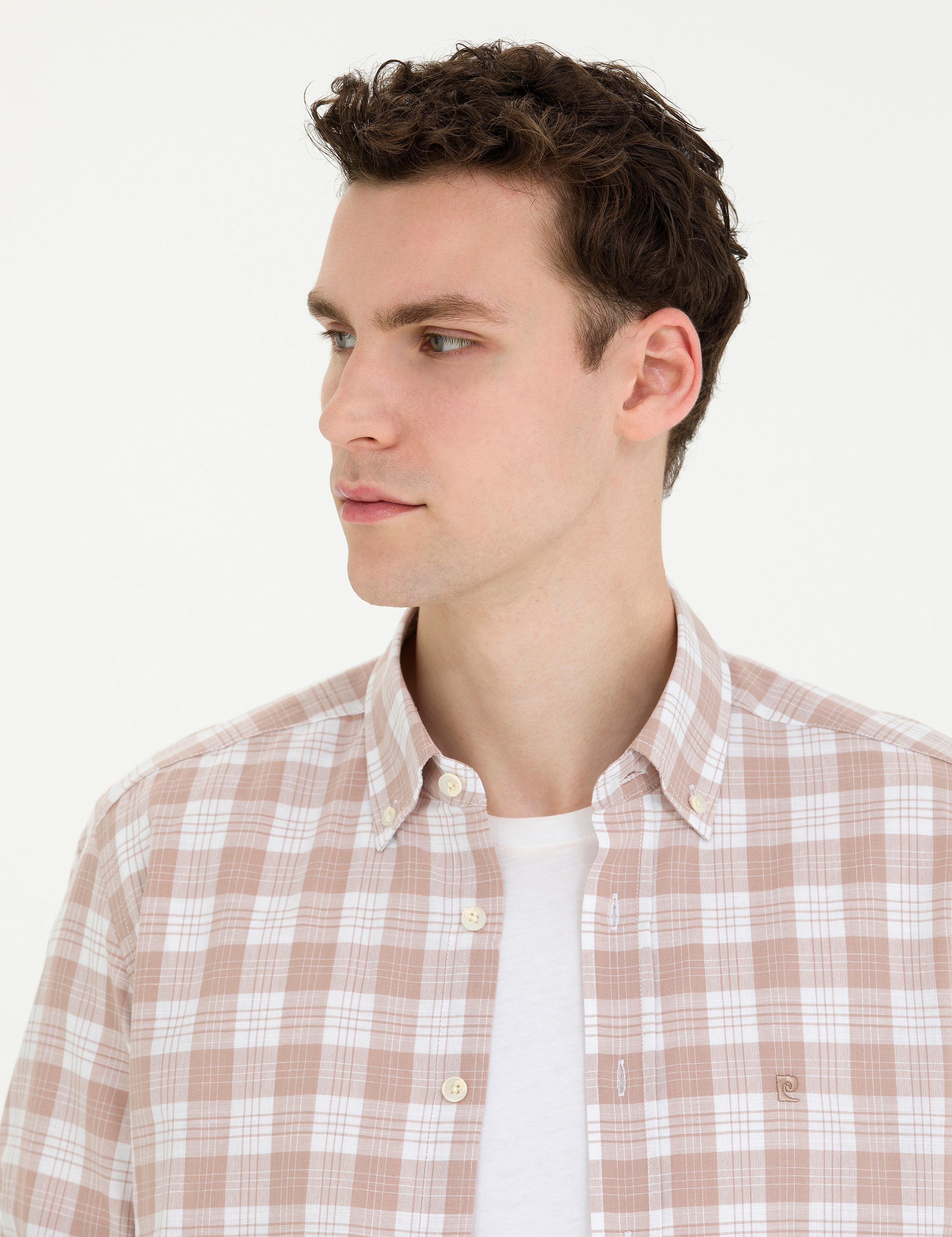 Vizon Regular Fit Ekose Desenli Gömlek