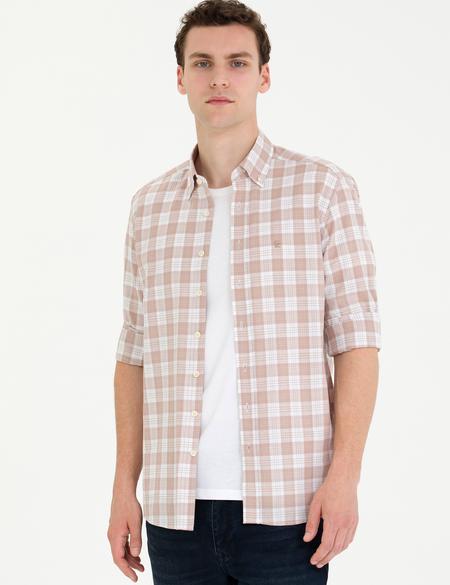 Vizon Regular Fit Ekose Desenli Gömlek - 50272274010