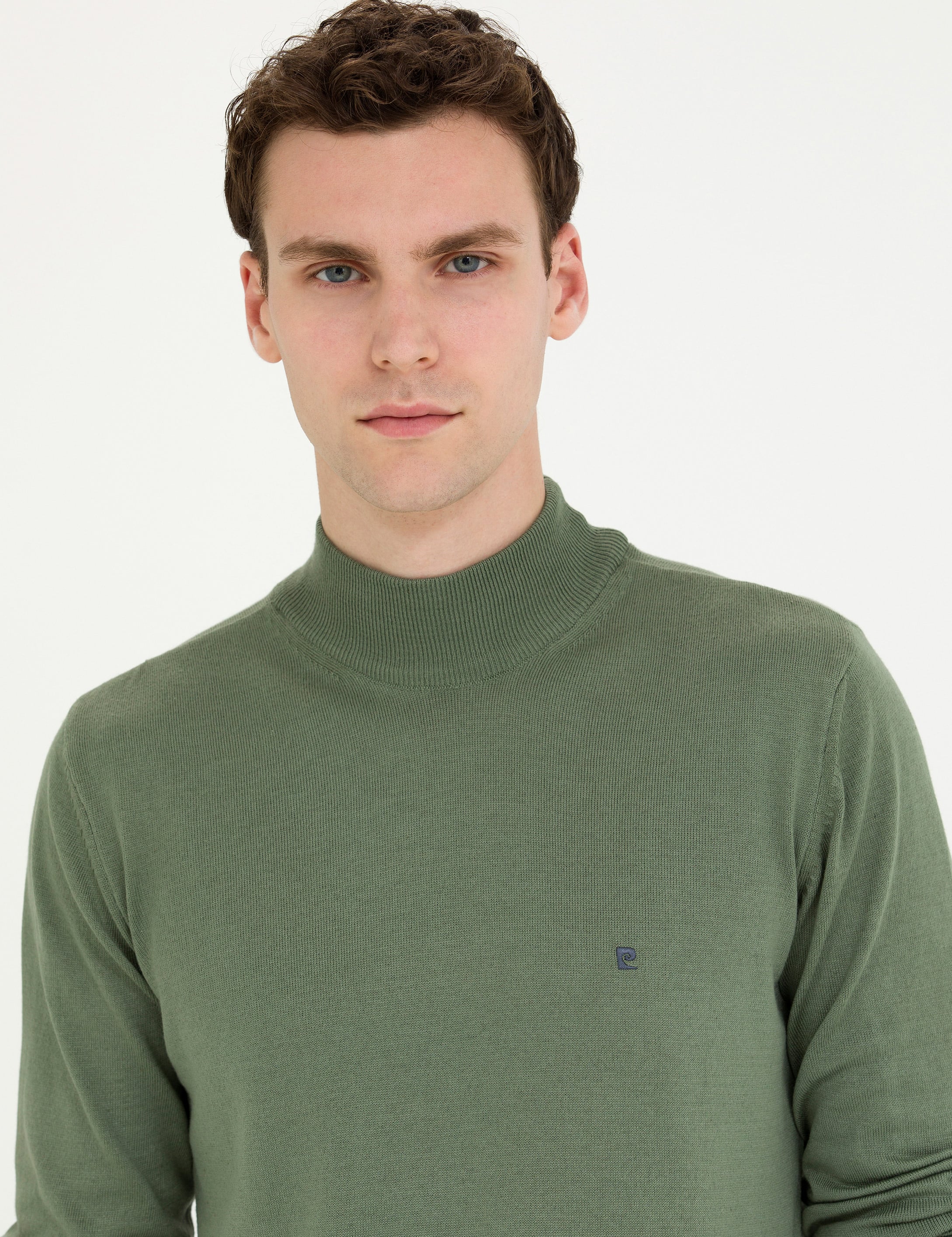 Duman Slim Fit Yarım Balıkçı Yaka Basic Triko Kazak - Image 2