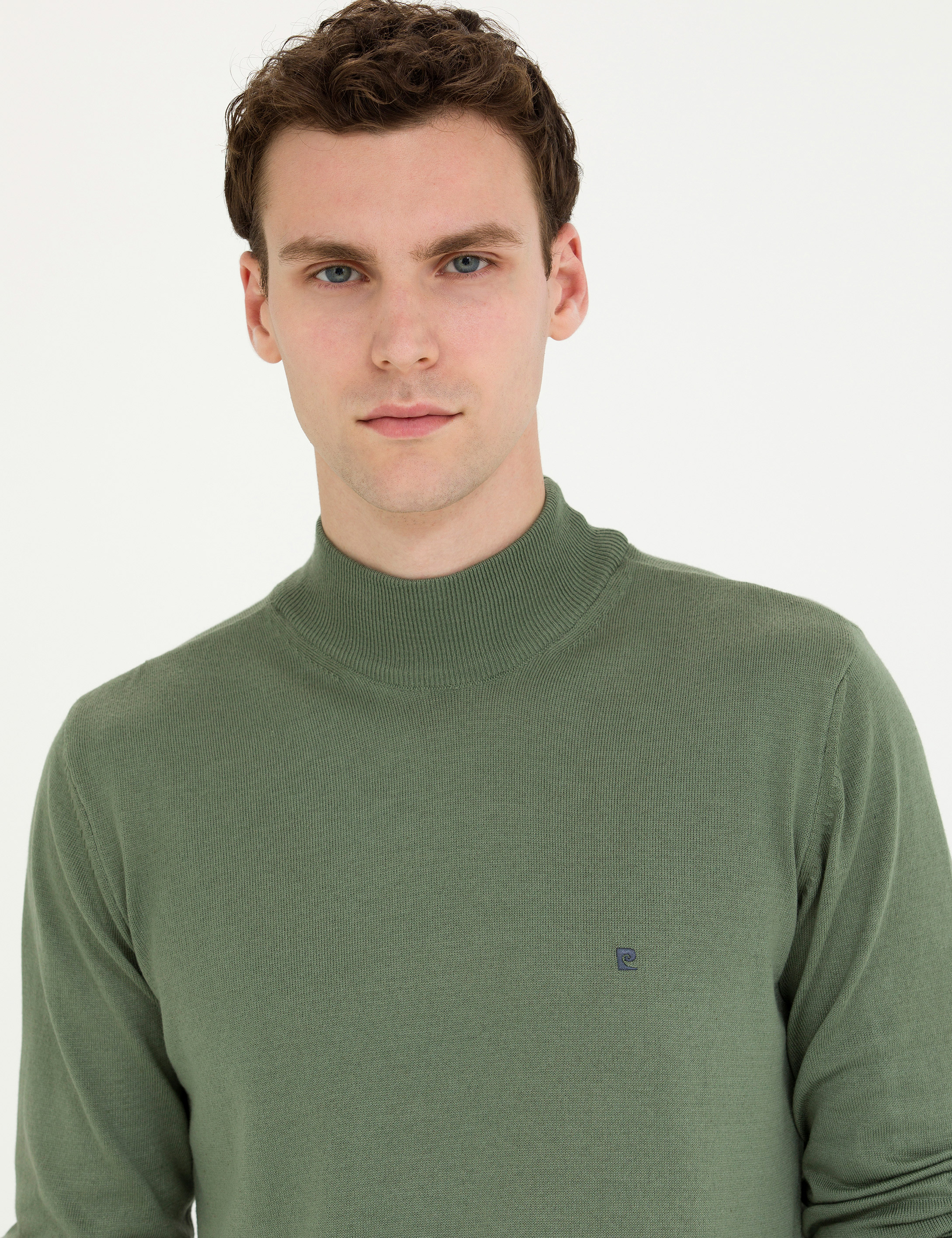 Duman Slim Fit Yarım Balıkçı Yaka Basic Triko Kazak