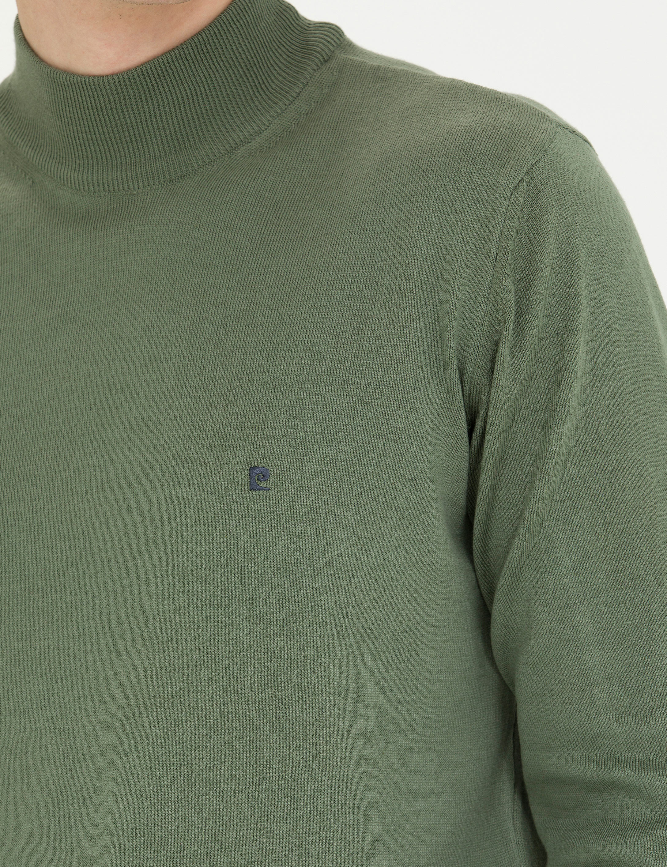 Duman Slim Fit Yarım Balıkçı Yaka Basic Triko Kazak - Image 7