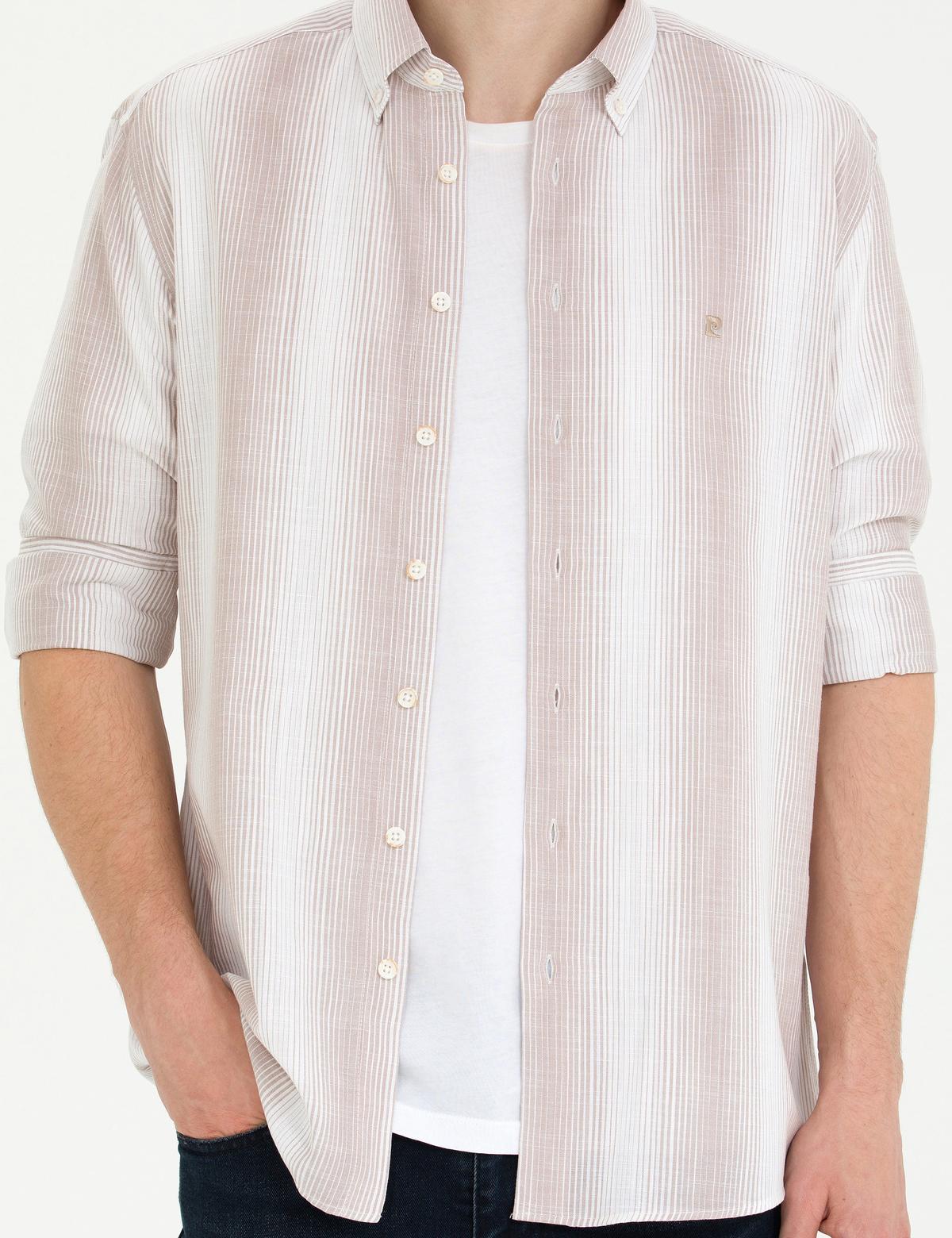 Vizon Regular Fit Uzun Kollu Gömlek - 50264945042