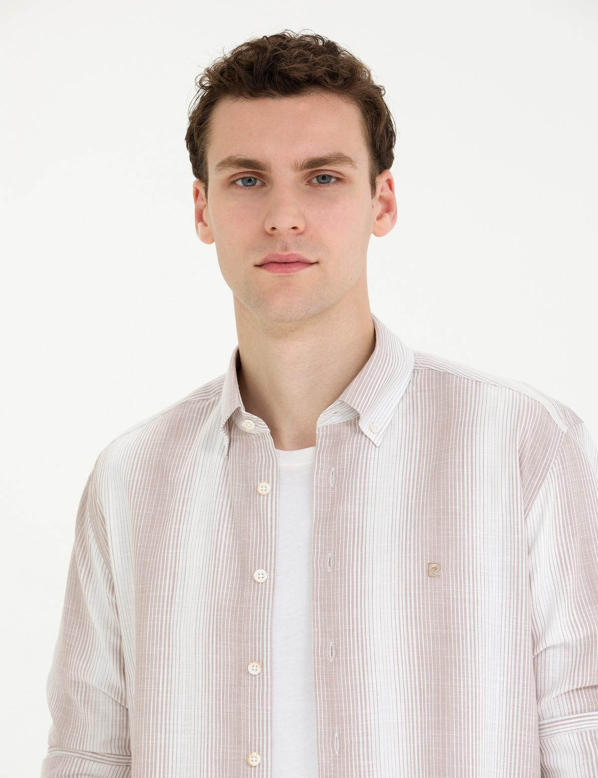 Vizon Regular Fit Uzun Kollu Gömlek - 50264945042