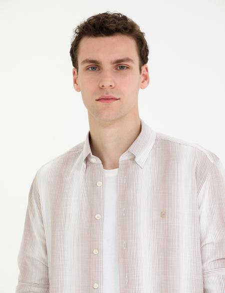 Vizon Regular Fit Uzun Kollu Gömlek - 50264945042