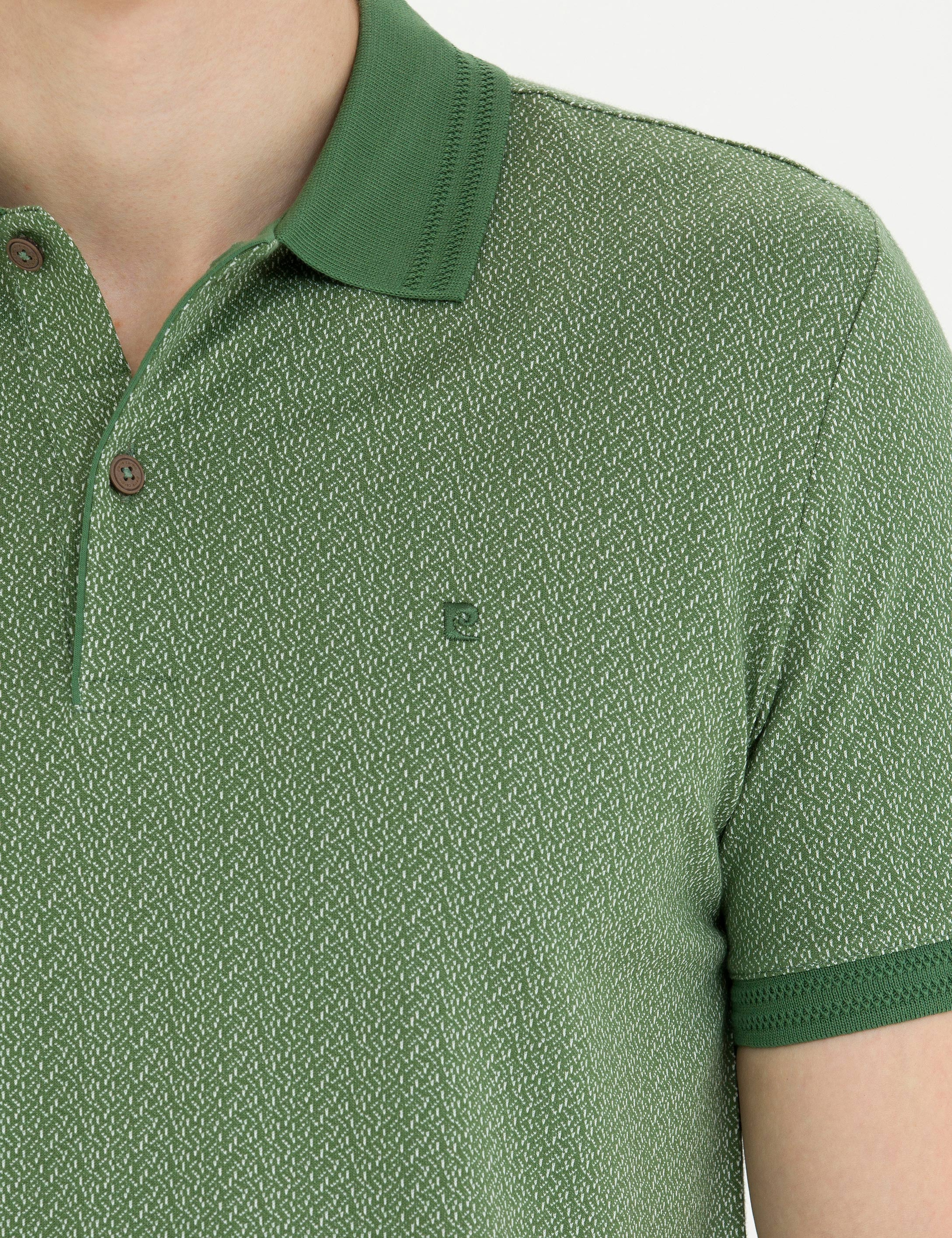 Haki Slim Fit Polo Yaka Tişört