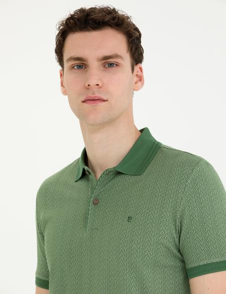 Haki Slim Fit Polo Yaka Tişört - 50264574033