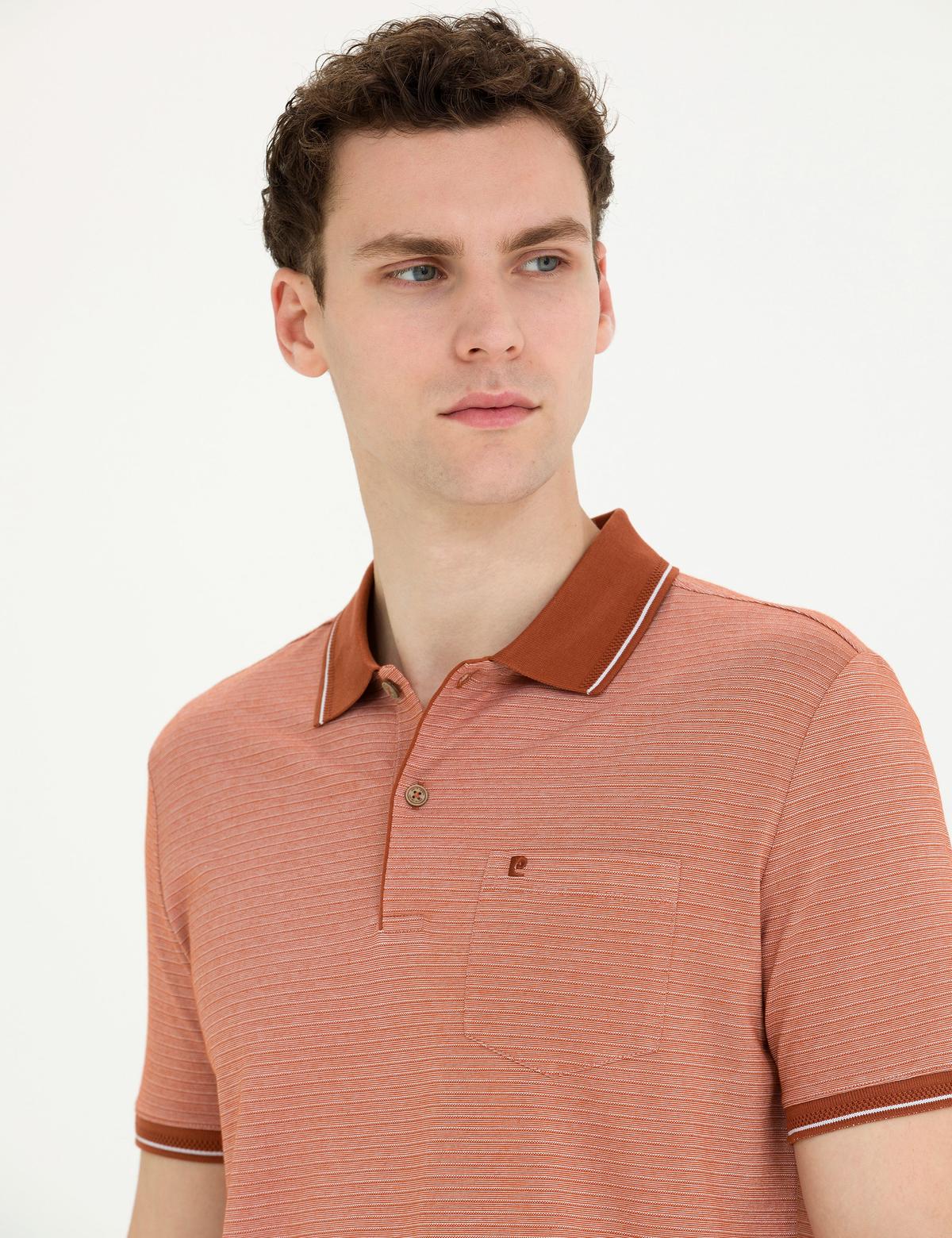 Kahverengi Regular Fit Tişört - 50264576023