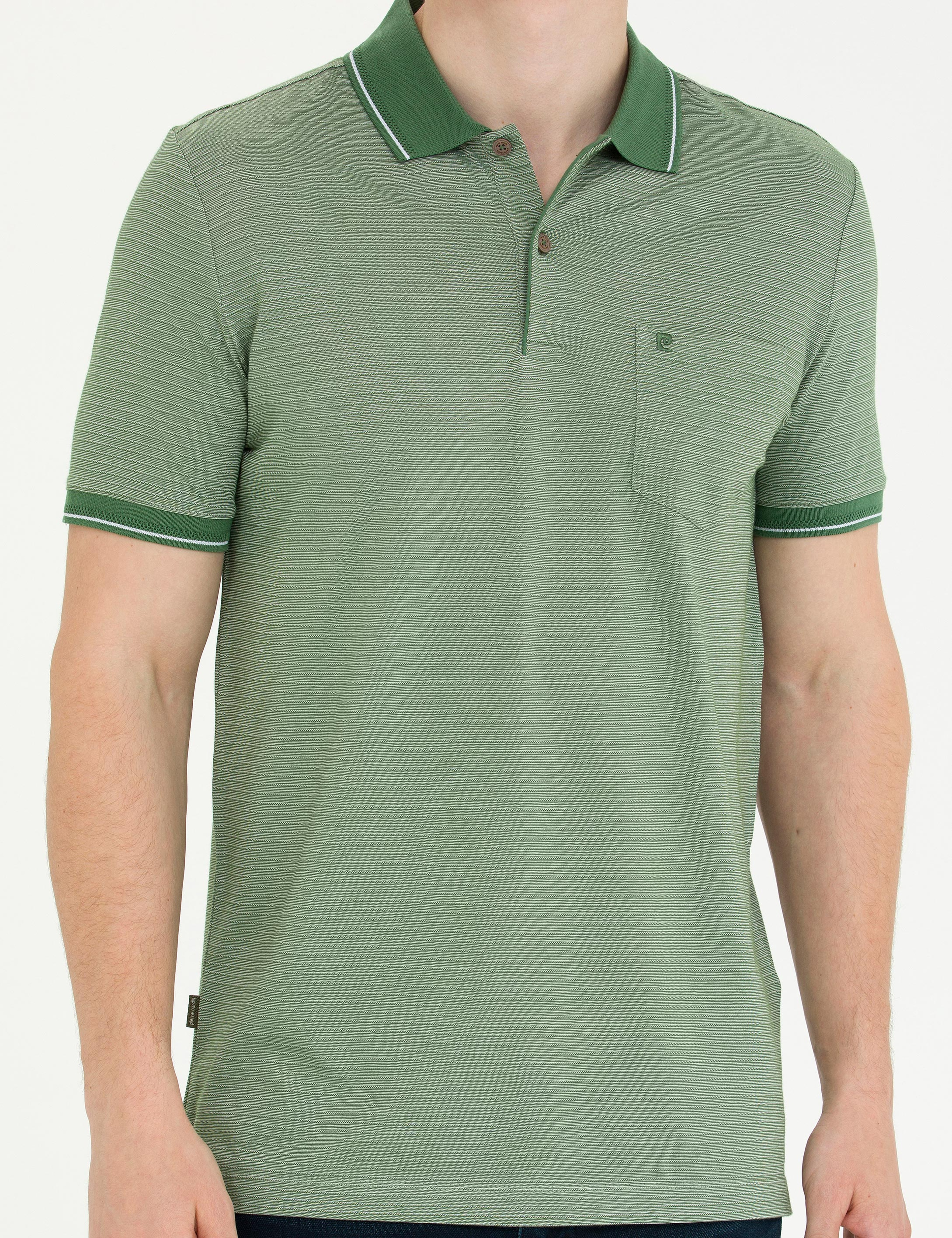 Haki Regular Fit Tişört - Image 6
