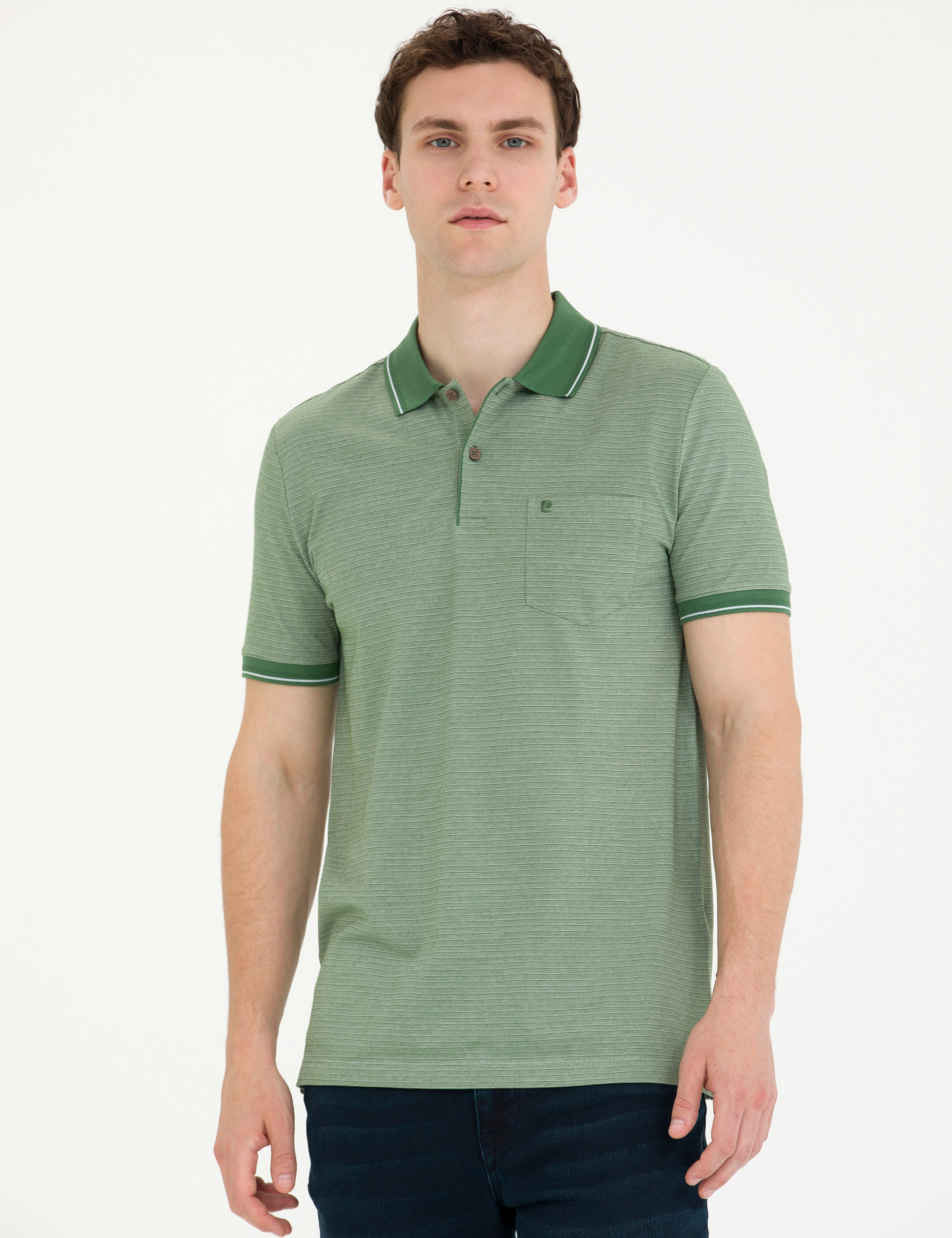 Haki Regular Fit Tişört - Image 1