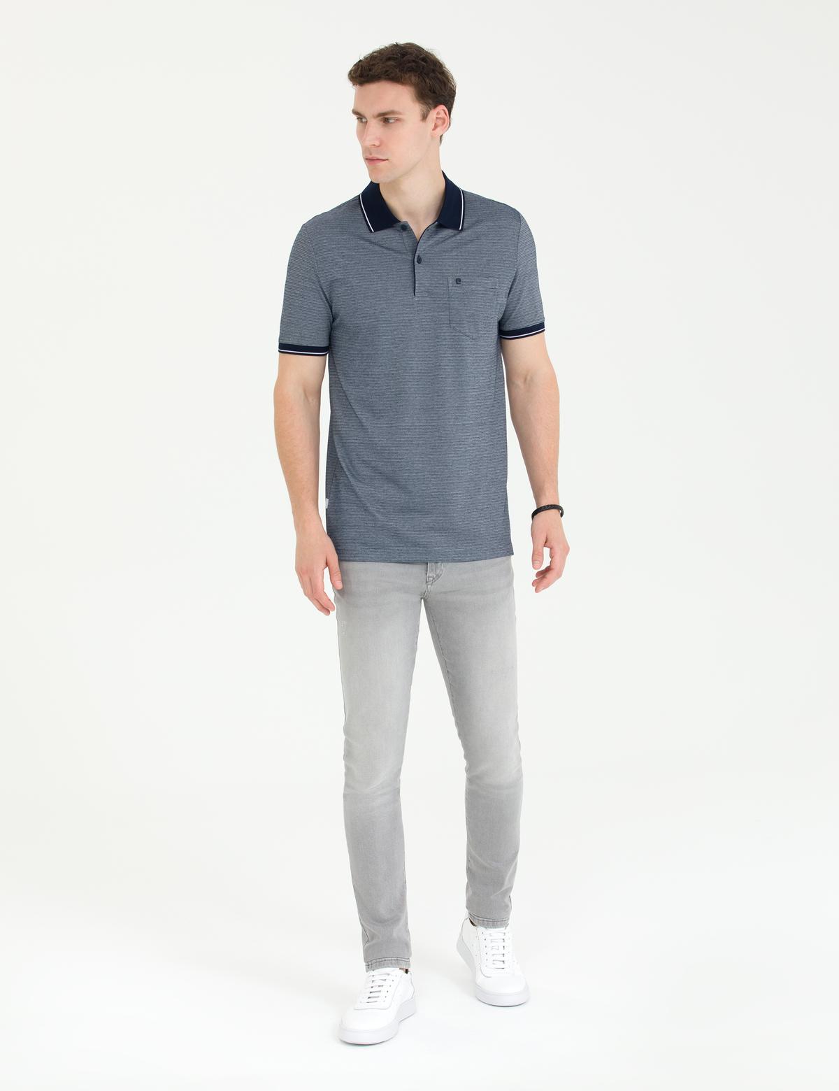 Lacivert Regular Fit Tişört - 50264576056