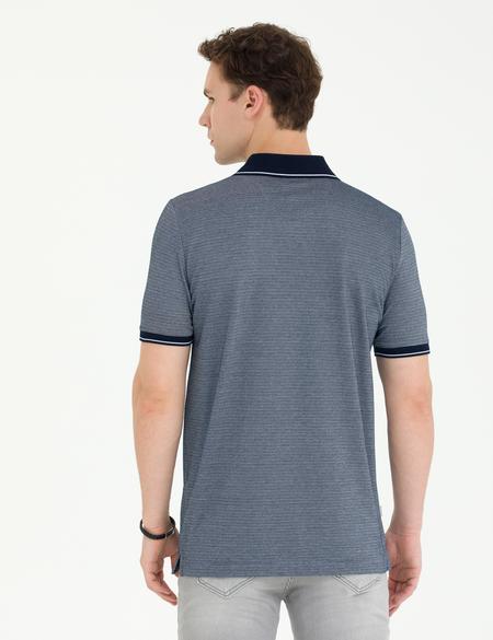 Lacivert Regular Fit Tişört - 50264576056