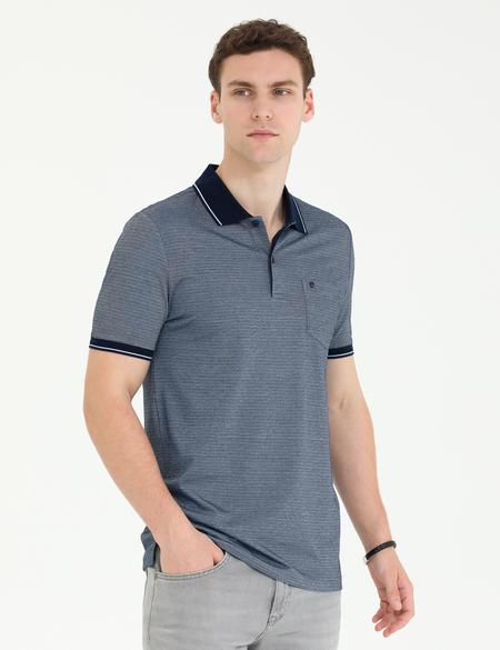 Lacivert Regular Fit Tişört - 50264576056