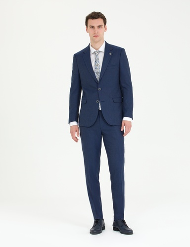 Açık Lacivert Ekstra Slim Fit Takım Elbise