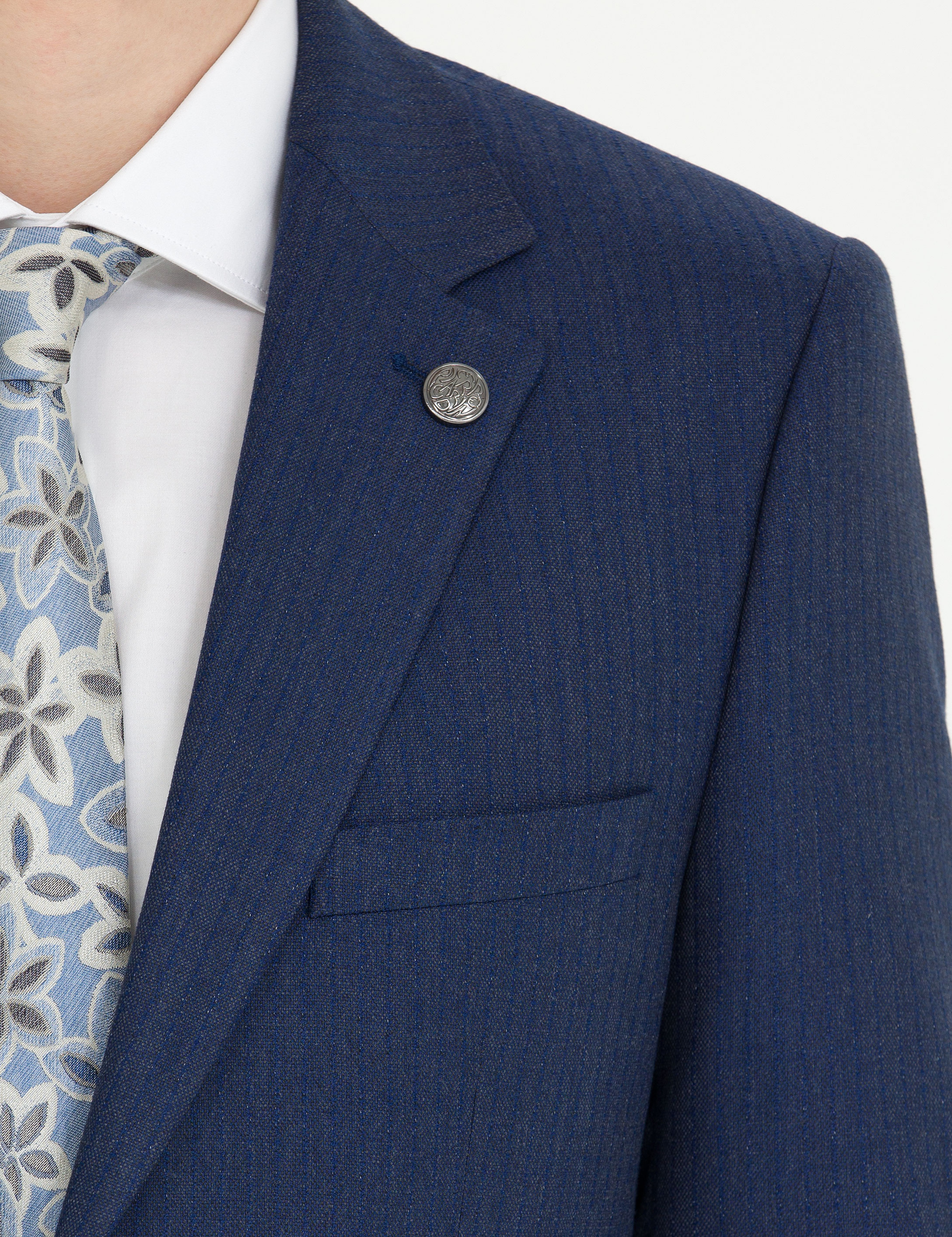 Açık Lacivert Ekstra Slim Fit Takım Elbise - Image 7
