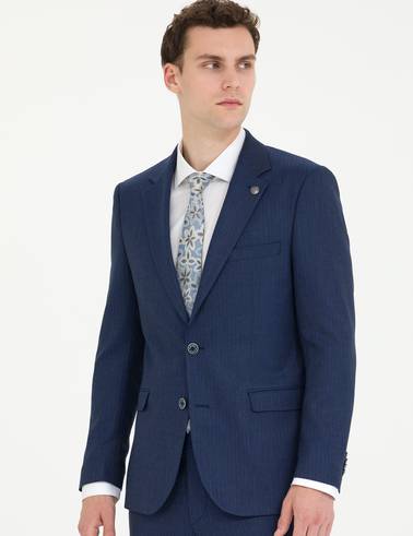 Açık Lacivert Ekstra Slim Fit Takım Elbise