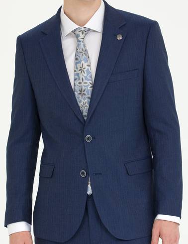 Açık Lacivert Ekstra Slim Fit Takım Elbise